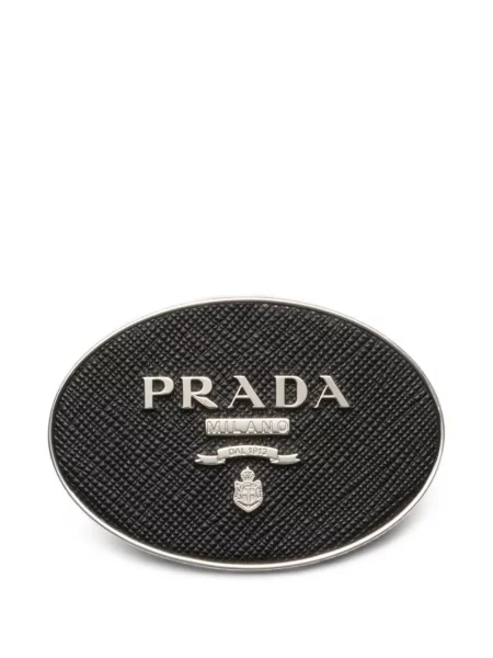 Cu centură curea Prada cu cataramă negru