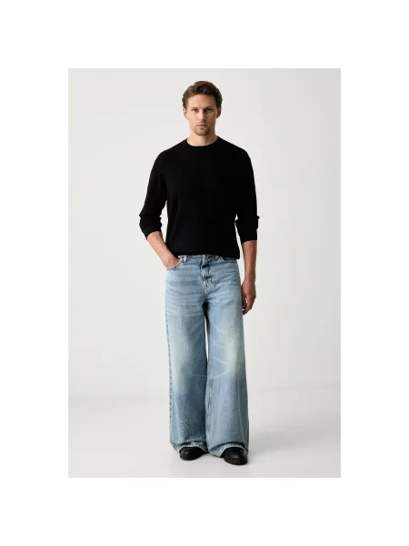 Sweter Armani Exchange niebieski