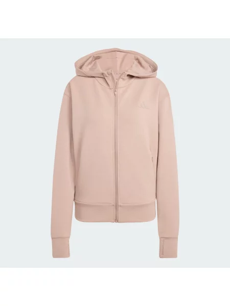 Bluza z kapturem Designed 4 Training Full-Zip brązowa