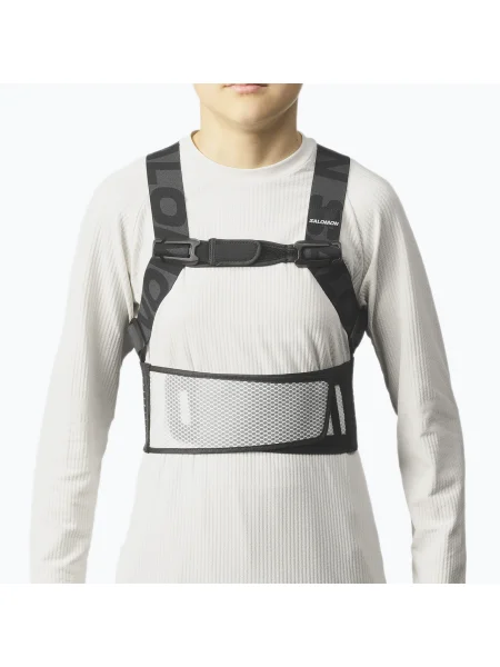 Детска скиорска жилетка Salomon Flexcell black черно