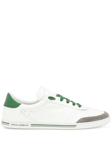 Sneakerși Dolce & Gabbana Saint Tropez din piele alb