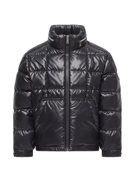 Kurtka puchowa dziecięca Moncler Enfant niebieska