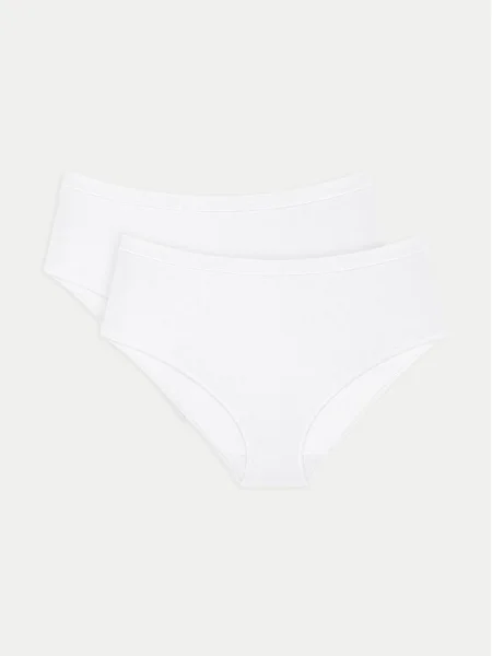 Triumph Комплект класически бикини с висока талия Sense Of Modal бял