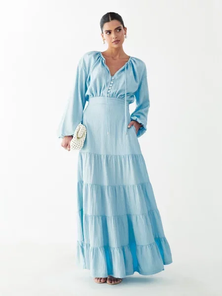 Willa Rochie Golden deschis albastru