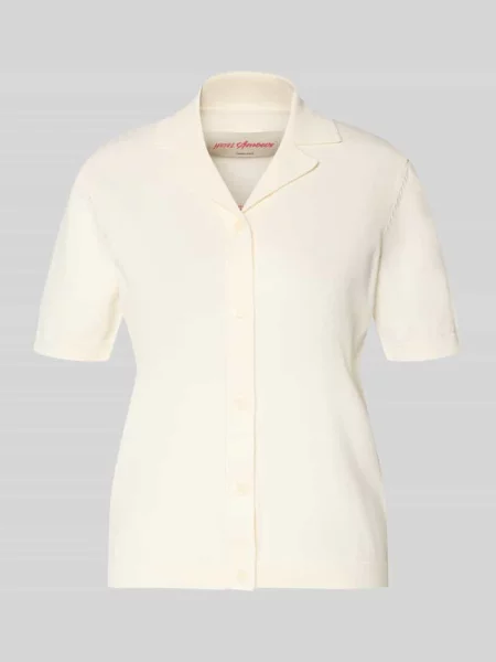 Koszulka polo o kroju regular fit z czystej bawełny ekologicznej model AMOUR' Selected Femme biała