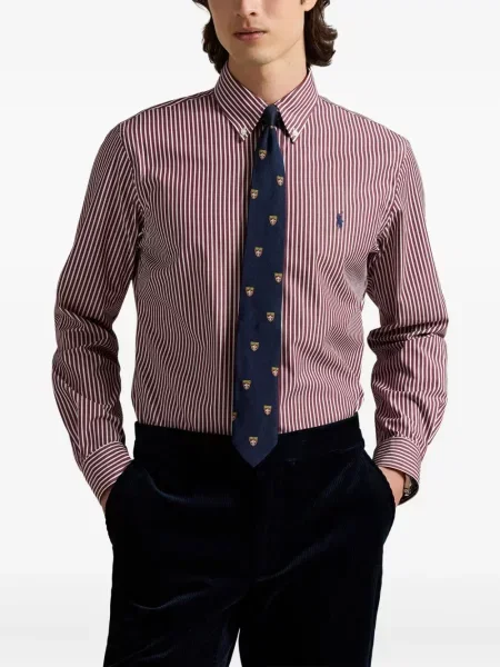 Μικρός κασκέτο Polo Ralph Lauren με χαμηλή μέση υφαίνω διαγωνίως πράσινο