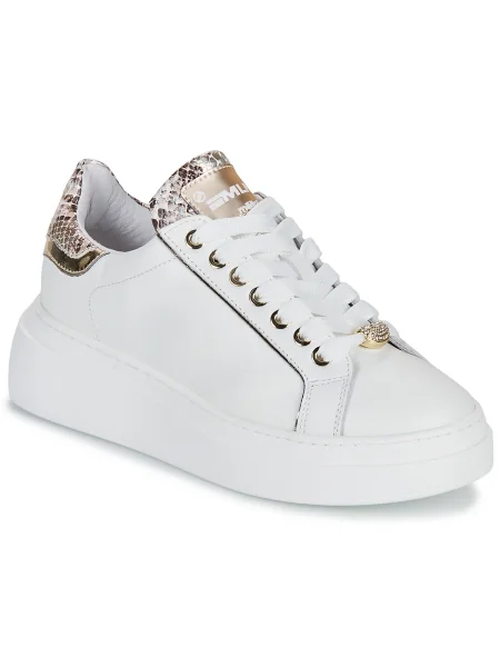 Pantofi Meline alb