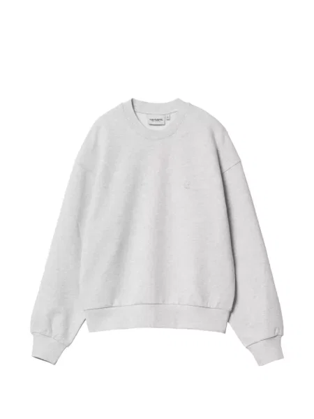 Hanorac Carhartt Wip cu broderie gri