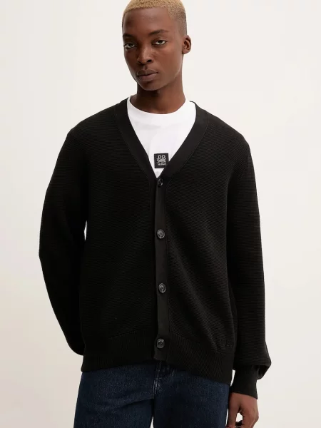 HUGO cardigan din negru