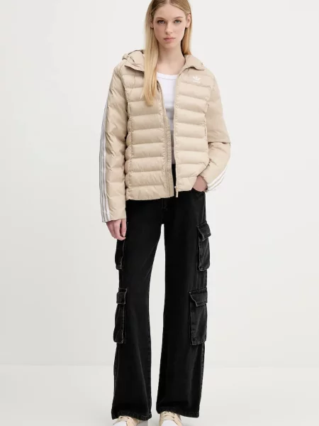 Куртка adidas Originals Slim Jacket перехідна бежевий
