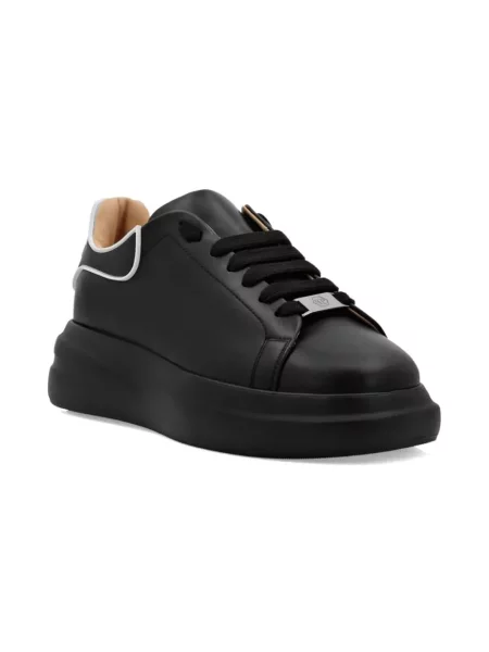 Sneakersy Philipp Plein skórzane czarne