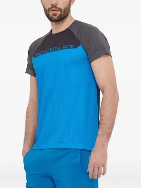 Tricou The North Face cu imagine albastru