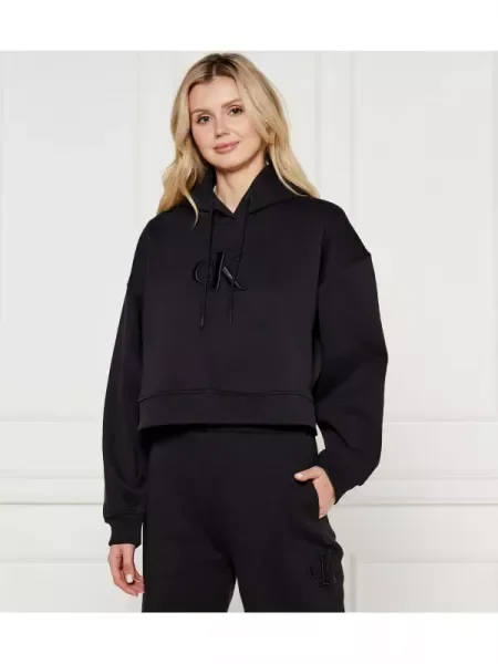 Calvin Klein Jeans Hanorac | Relaxed fit negru