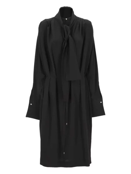 Rochie tip cămașă Carven de costum negru