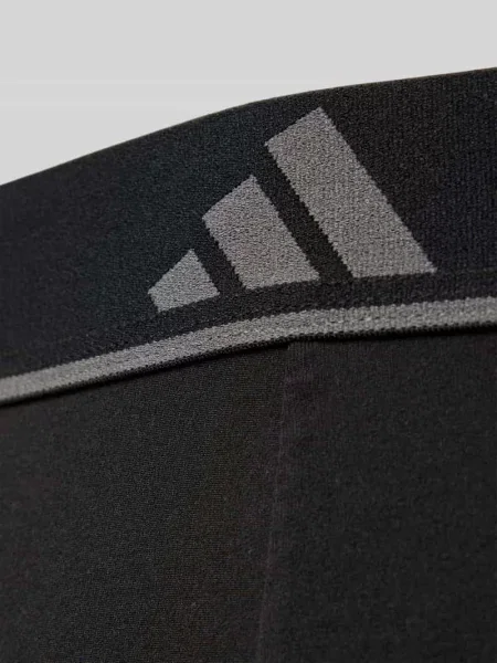 Obcisłe bokserki z elastycznym pasem z logo Adidas Sportswear czarne