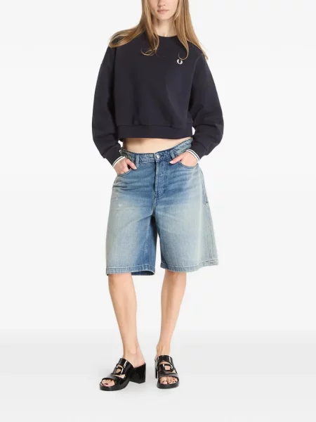 Hímzett melegítő felső Fred Perry kék