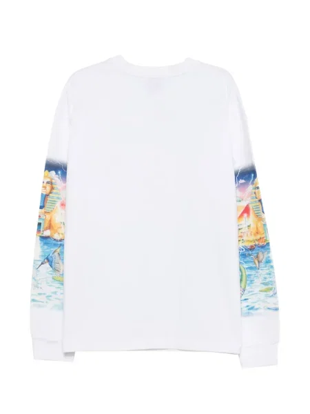 Tricou Casablanca cu imagine alb