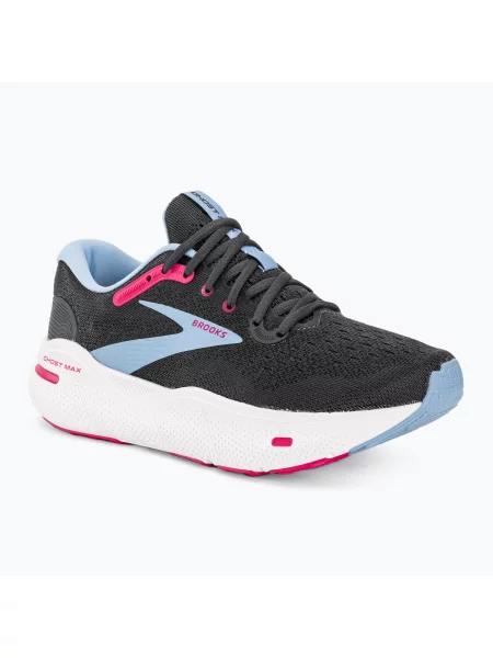 Дамски обувки за бягане Brooks Ghost Max ebony/open air/lilac rose сиво