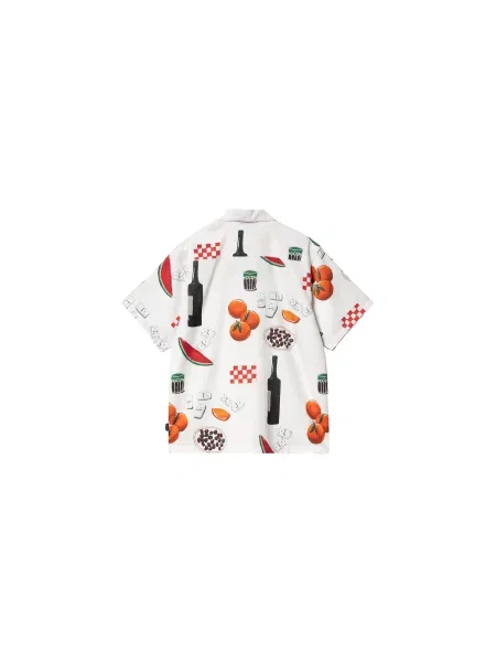 Carhartt WIP S/S Isis Maria Dinner Shirt Mężczyźni Koszula Carhartt WIP Size: XL biały