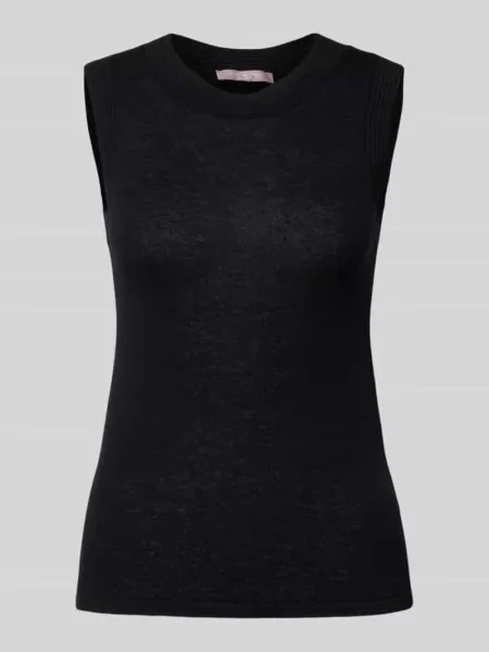Dzianinowy top Christian Berg Woman Selection czarny