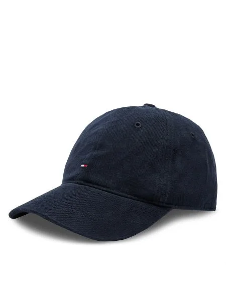 Tommy Hilfiger Шапка с козирка Flag Soft 6 Panel Cap Тъмносин