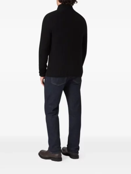 Pulover Belstaff de jumătate de fermoar negru