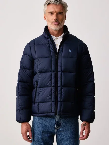 U.S. Polo Assn. geacă matlasată pentru bărbați BOX QUILT PUFFER