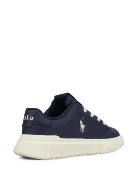 Sneakersy dziecięce Polo Ralph Lauren niebieskie
