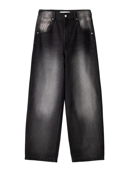 Bershka Džínsy denim čierny