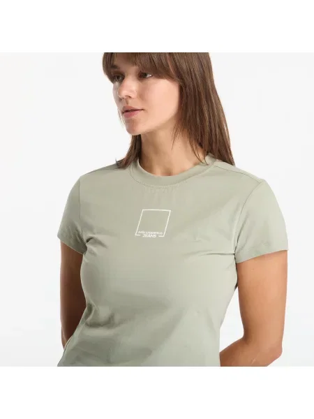 Тениска Karl Lagerfeld Jeans Slim Outline Logo Tee Tea L