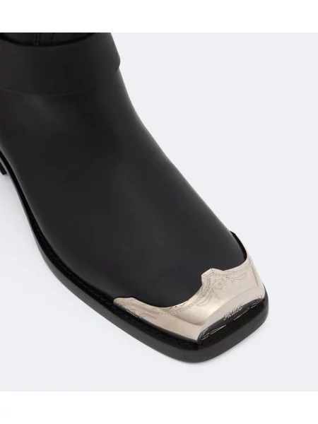 Botine Paris Texas din piele negru