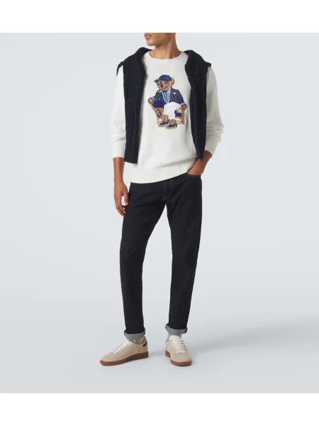 POLO RALPH LAUREN Pulover alb