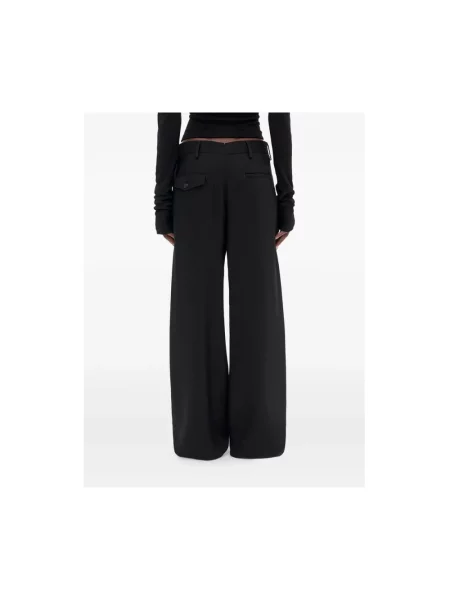 Spodnie Ann Demeulemeester czarne