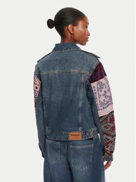 Desigual Farmer kabát Etnic Színes sötétkék