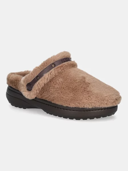 Crocs kapcie Classic Unfurgettable Clog brązowy