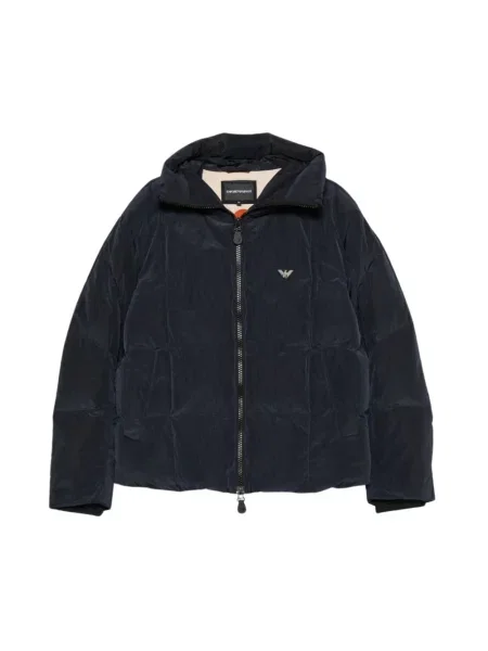 Kurtka puchowa Emporio Armani niebieska