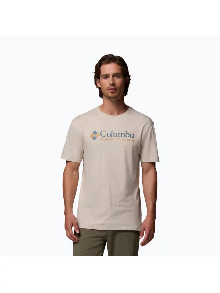 Tricou bărbați Columbia CSC Basic logo dark stone/csc retro logo