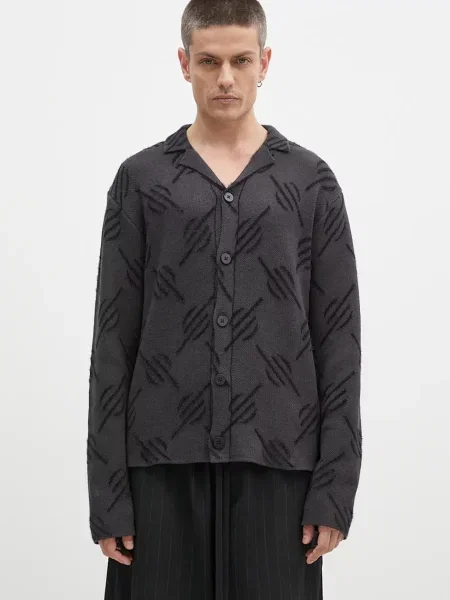 Jopica Daily Paper Kirabo Monogram Knit Cardigan črna