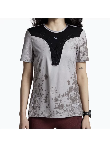 Tricou de alergare pentru femei X-Bionic Corefusion Run sand/dirt