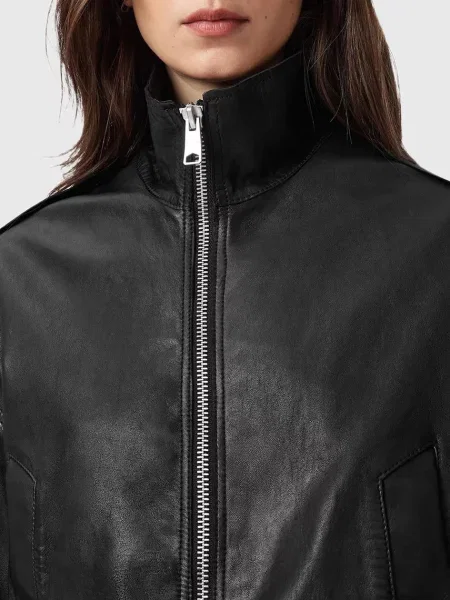 Шкіряна куртка AllSaints LOWDEN