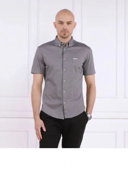 BOSS GREEN Cămașă gri