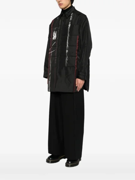 Geacă Yohji Yamamoto cu imagine negru