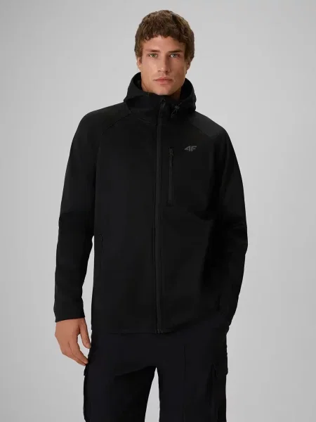 4F Kurtka SOFTSHELL sportowa na co dzień XXL czarna