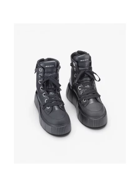 Sneakersy Inuikii skórzane czarne