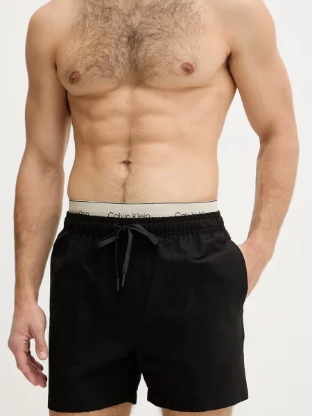 Calvin Klein plavecké šortky pánske čierna