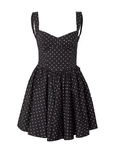 Bardot Rochie COLETTA negru alb