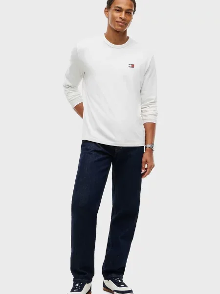 Лонгслів Tommy Jeans білий