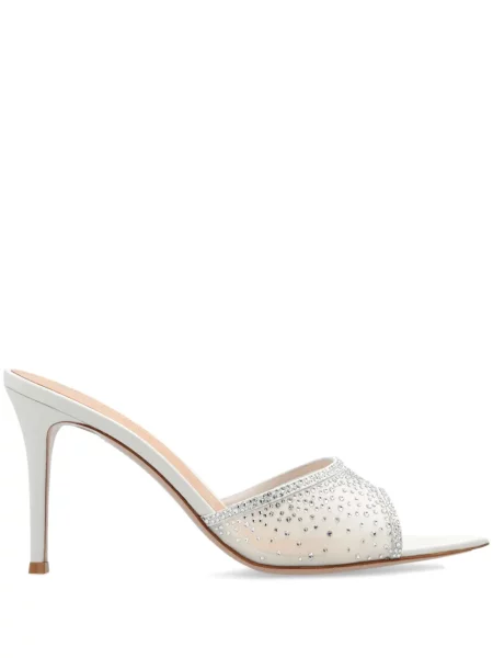 Sandale Gianvito Rossi din piele alb