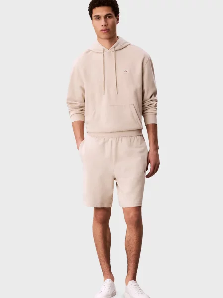 Джинсовые шорты Calvin Klein Jeans бежевые