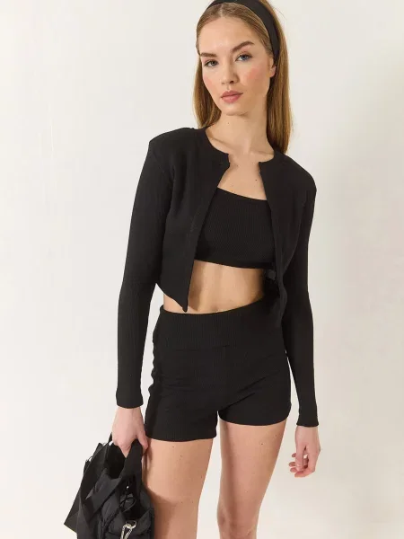 Bianco Lucci Costum cu pantaloni negru